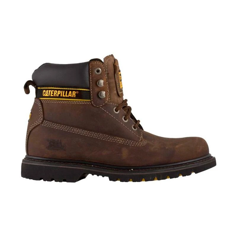 Bota Coturno Caterpillar Masculino Holton ST Boot Marrom Escuro